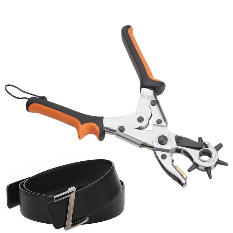 Leather Punch Revolving - Lederen Riem Gat Punch Tang Oogje