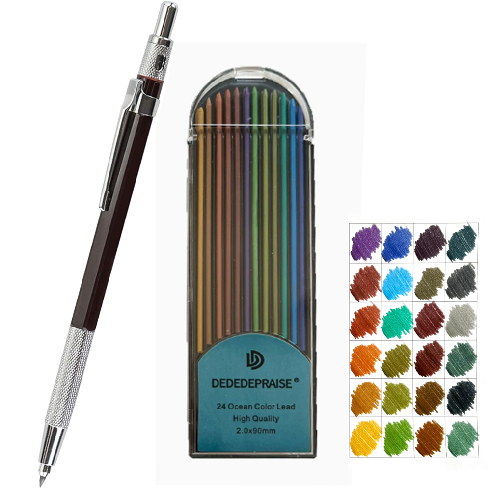 Staedtler Pencil Lumocolor - 2,0 mm mechanische potloodset, retro stijl,