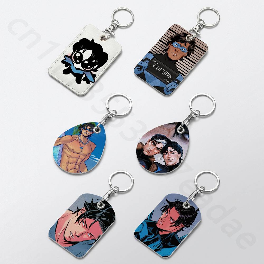 Leather Work - Leuke D-Dick Grayson houder sleutelhanger voor