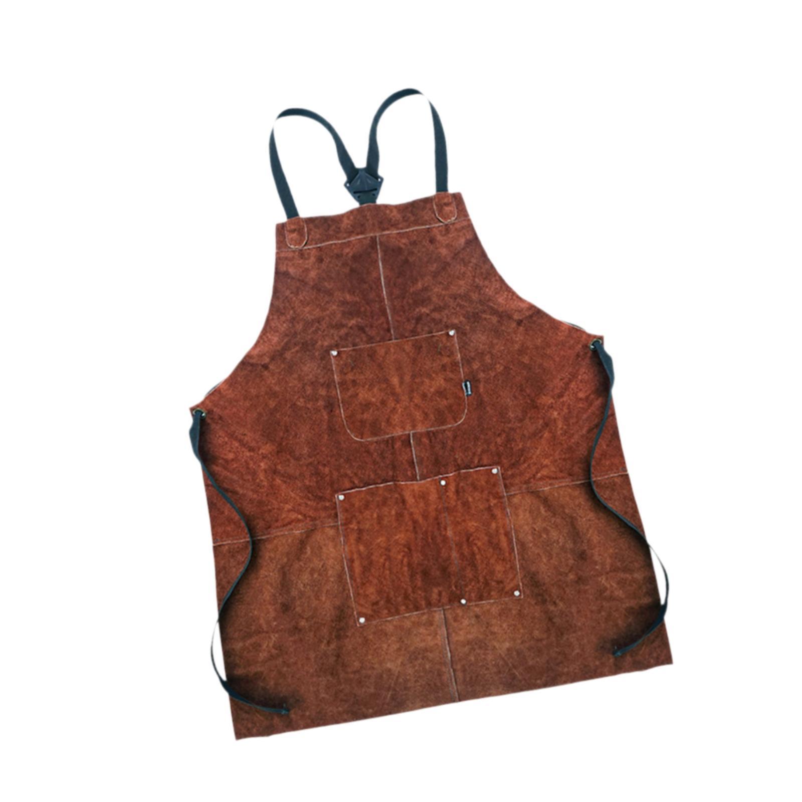 Leather Work Japan - Werkplaats Garage Schort Slijtvast Hitte-En Vlambestendig