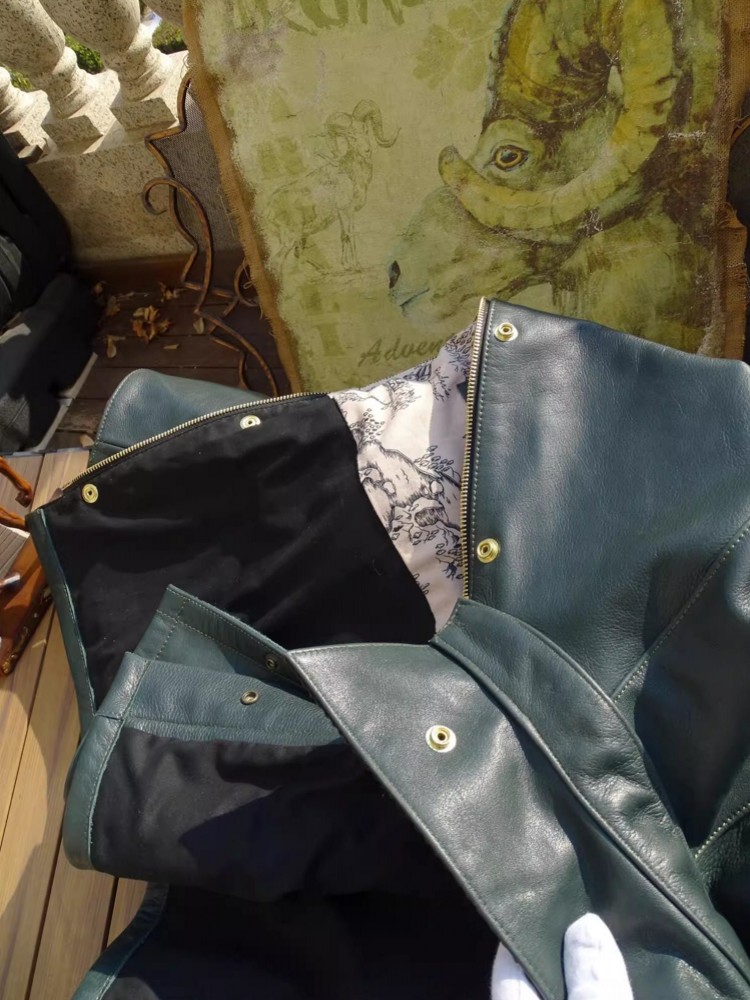 Heren echte koe lederen jas ja - Leather Work Jacket Mens recensie en prijs