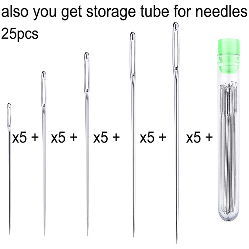 25 stuks handnaalden met grote - Leatherwork Needles recensie en prijs
