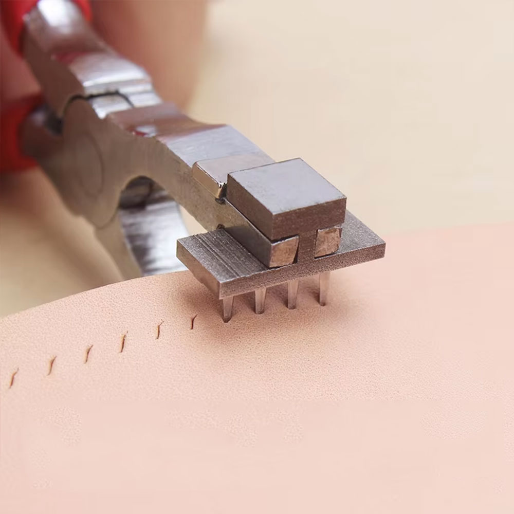 Handgemaakte DIY lederen ambac - Leatherwork Needles recensie en prijs