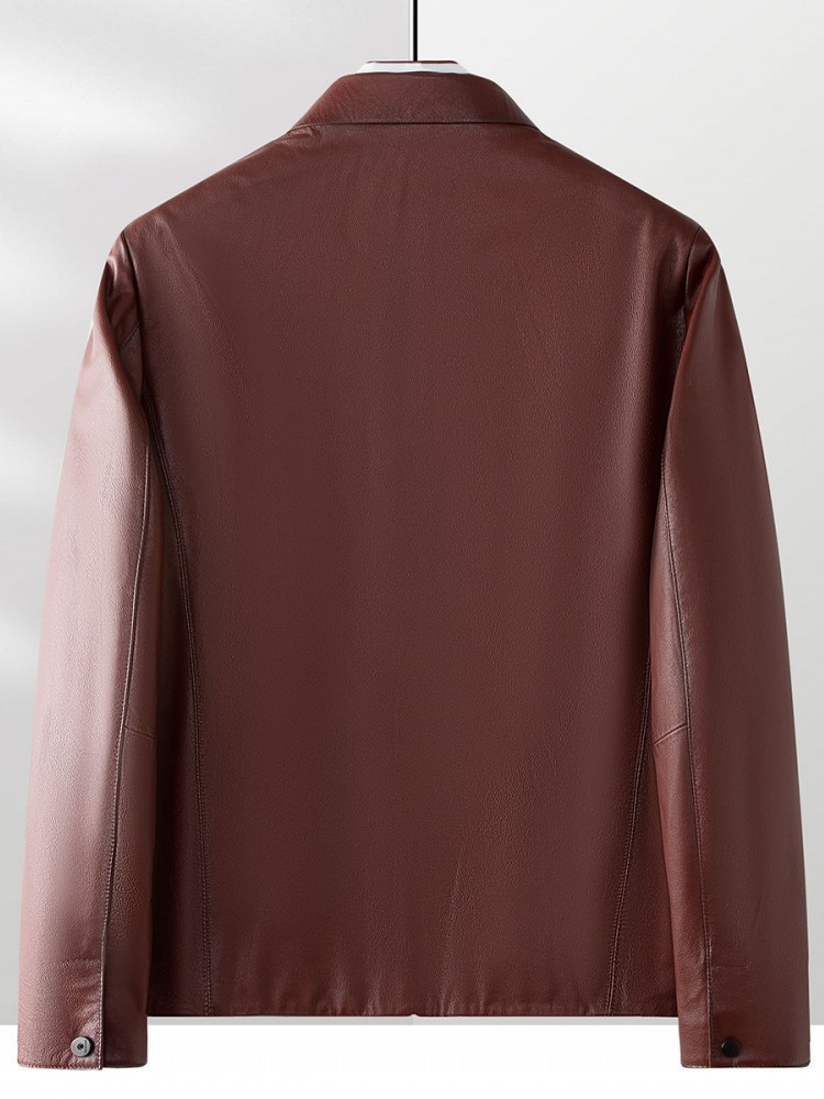 Heren Business Casual Werk Koe - Leather Work Jacket Mens recensie en prijs