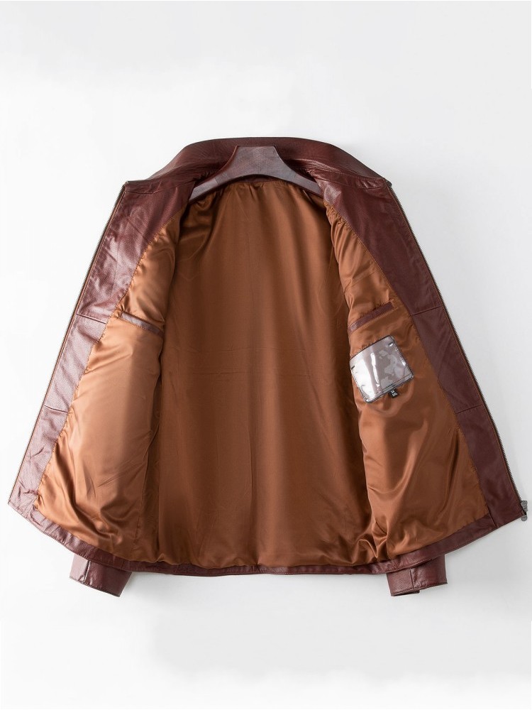 Heren Business Casual Werk Koe - Leather Work Jacket Mens recensie en prijs