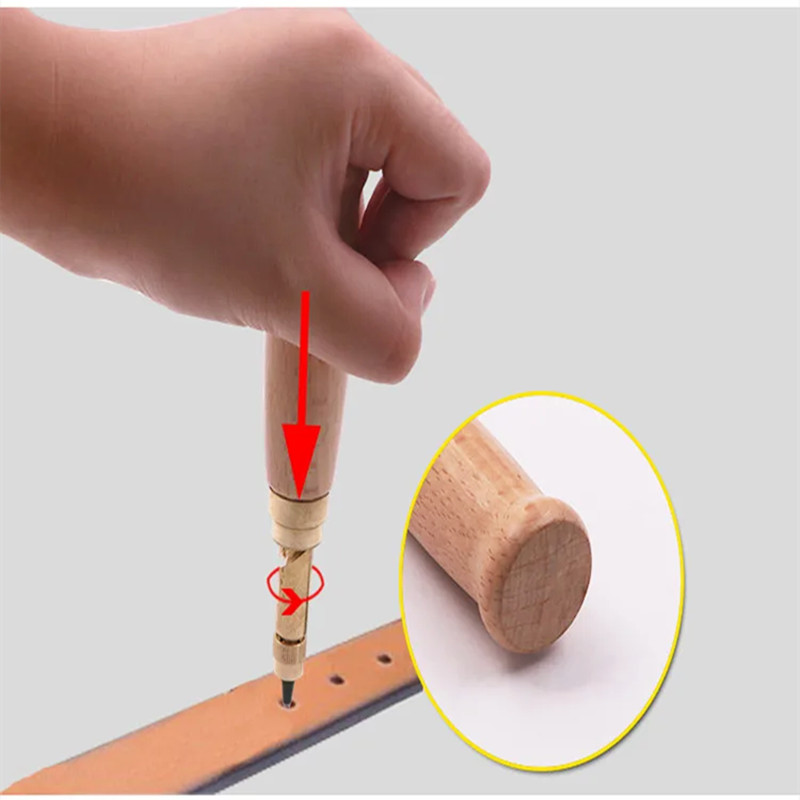 DIY lederen punch roterende pe - Leather Punch Revolving recensie en prijs