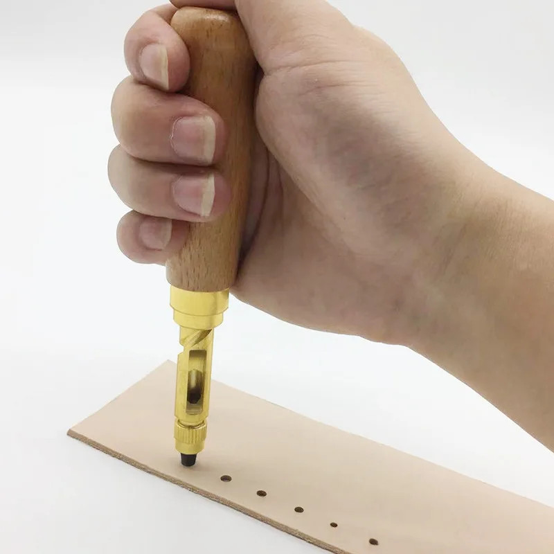 DIY lederen punch roterende pe - Leather Punch Revolving recensie en prijs