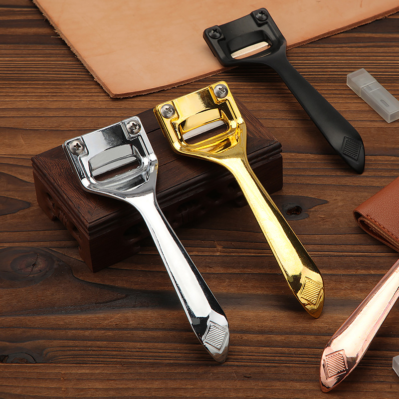 Lederen mes DIY leder super am - Skiver Leather Thin recensie en prijs