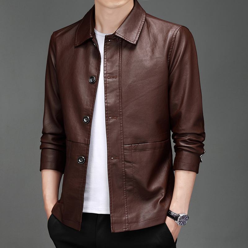 Herfst Nieuwe Lederen Pakjas H - Leather Work Jacket Mens recensie en prijs