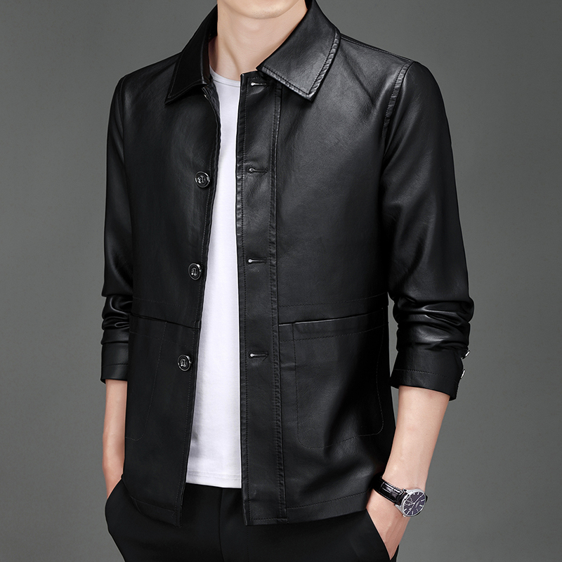 Herfst Nieuwe Lederen Pakjas H - Leather Work Jacket Mens recensie en prijs