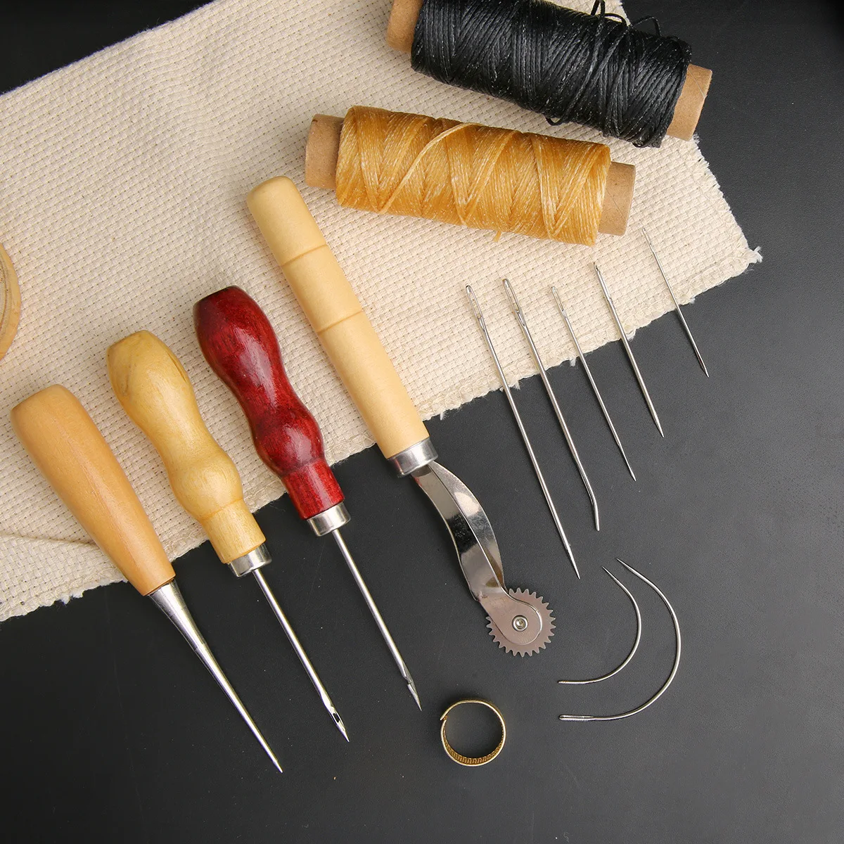 14 STKS Leather Craft Naaiset  - Leatherwork Needles recensie en prijs