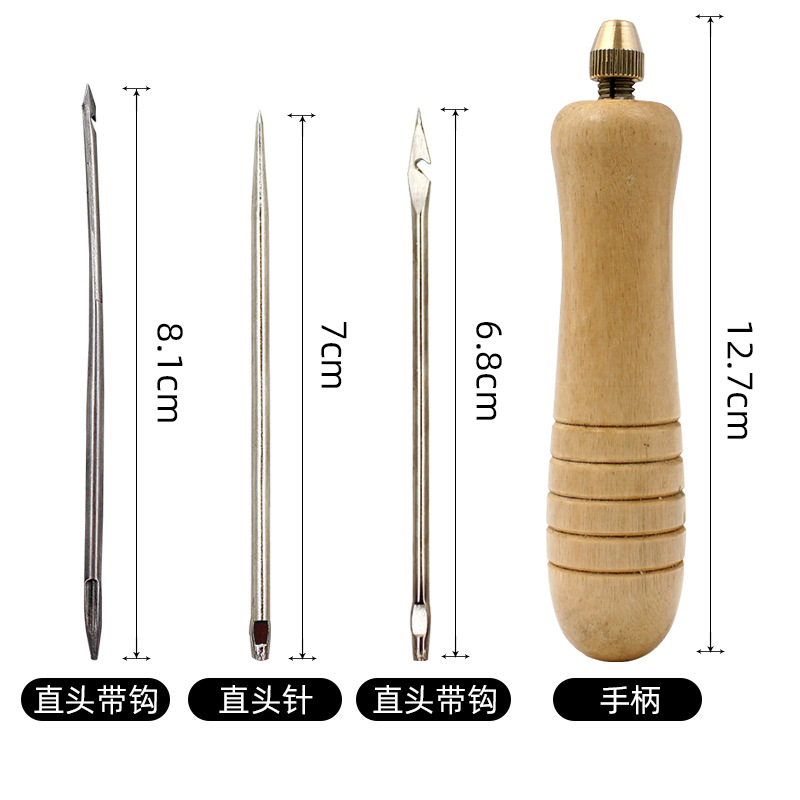 1Set DIY Leder Naai-naald met  - Leatherwork Needles recensie en prijs
