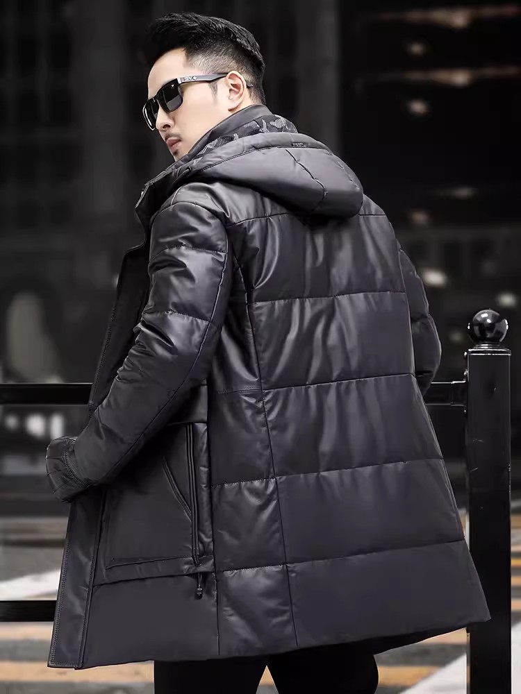 Winter heren dikke warme witte - Leather Work Jacket Mens recensie en prijs