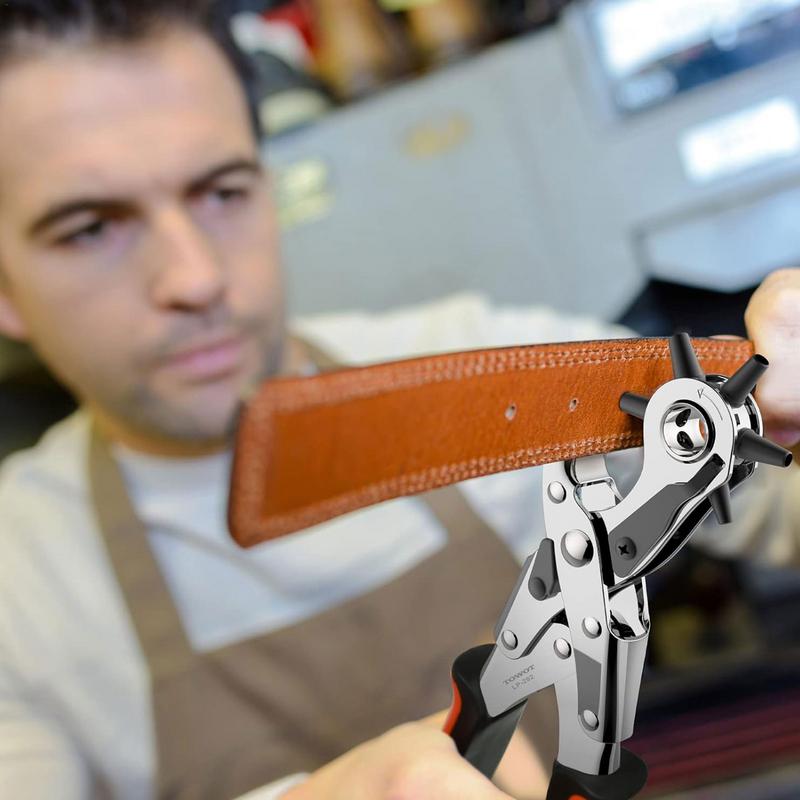 Lederen Riem Gat Punch Tang Oo - Leather Punch Revolving recensie en prijs