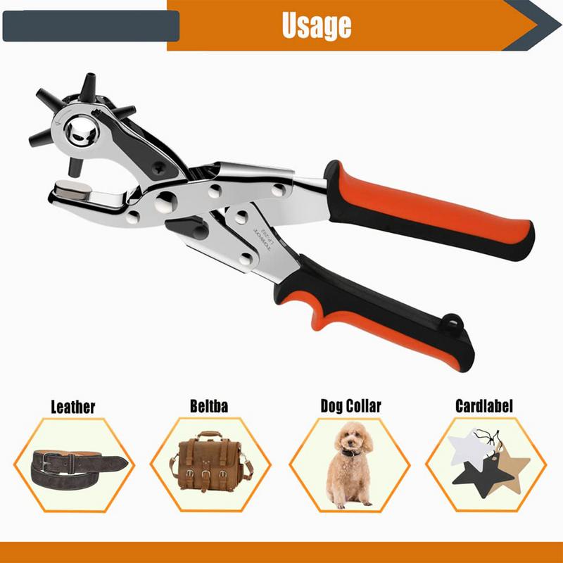 Lederen Riem Gat Punch Tang Oo - Leather Punch Revolving recensie en prijs