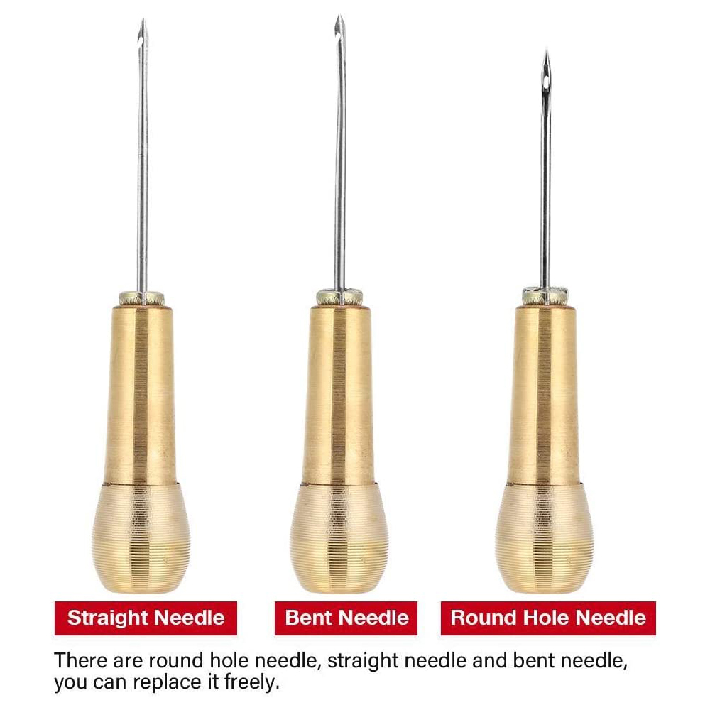 Lederen naaiset DIY lederen na - Leatherwork Needles recensie en prijs