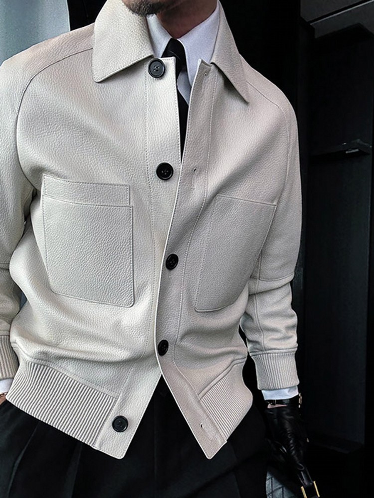 Italiaanse designer heren zake - Leather Work Jacket Mens recensie en prijs