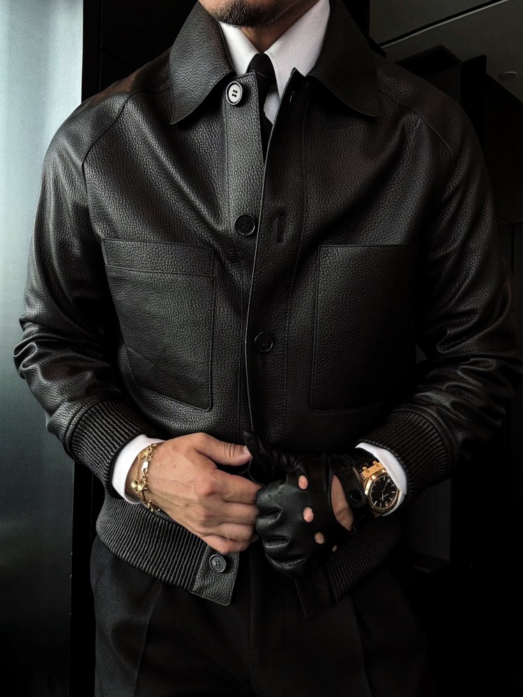 Italiaanse designer heren zake - Leather Work Jacket Mens recensie en prijs
