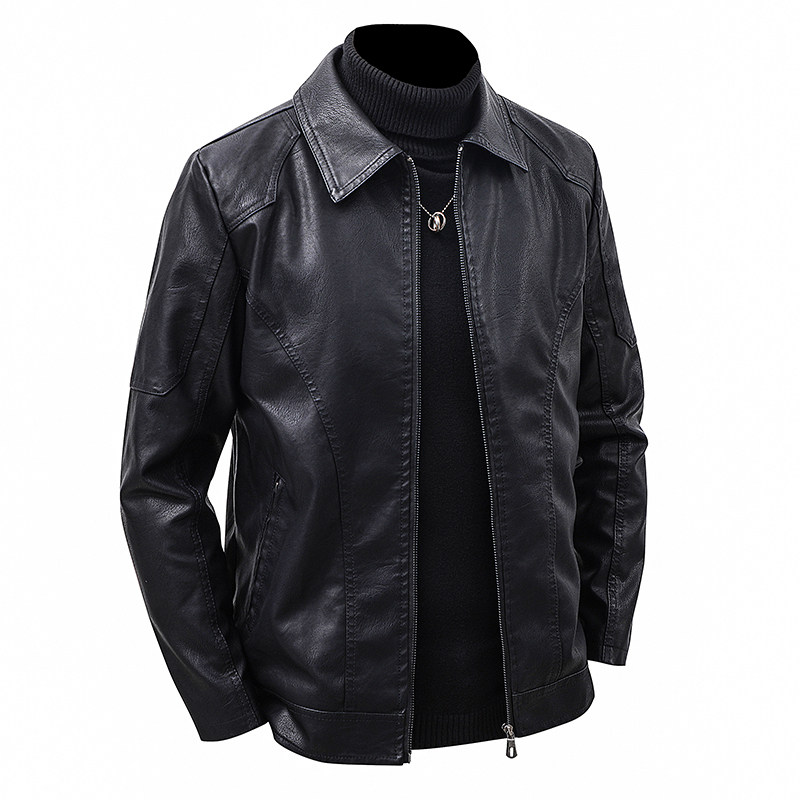 Leren jas voor heren, lente he - Leather Work Jacket Mens recensie en prijs