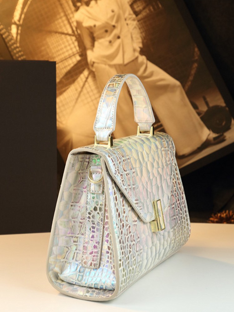 Elegante dames handtas van gek - Leatherwork Free Patterns recensie en prijs