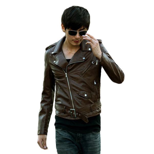 Heren Vintage Kunstleren Motor - Leather Work Jacket Mens recensie en prijs