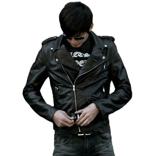 Heren Vintage Kunstleren Motor - Leather Work Jacket Mens recensie en prijs