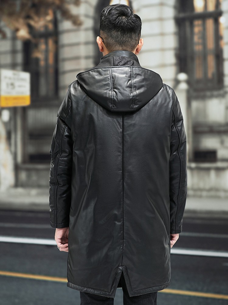 Winter Mannen Warme Koeienhuid - Leather Work Jacket Mens recensie en prijs